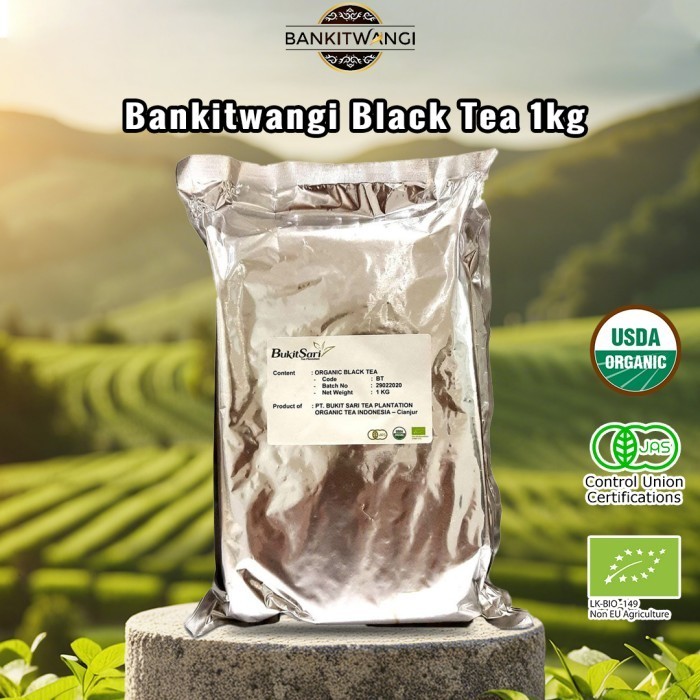 

Teh Organik Teh Hitam ( Bankitwangi Organic Black Tea ) Bulk 1 Kg