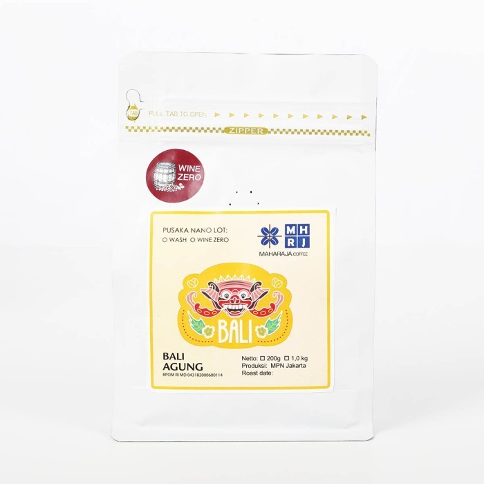 

Kopi Bali Arabica Wine Zero 1Kg Maharaja Roast To Order Pesan Sangrai