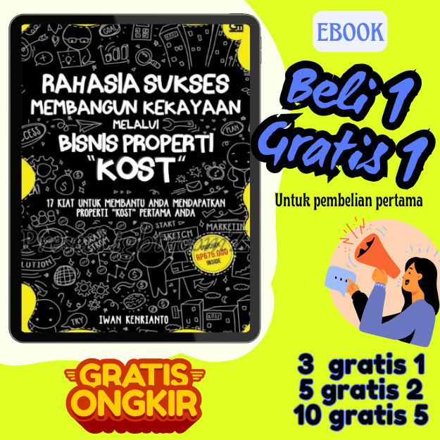 

IND0761 Rahasia Sukses Membangun Kekayaan Melalui Bisnis Properti Kost- Revisi