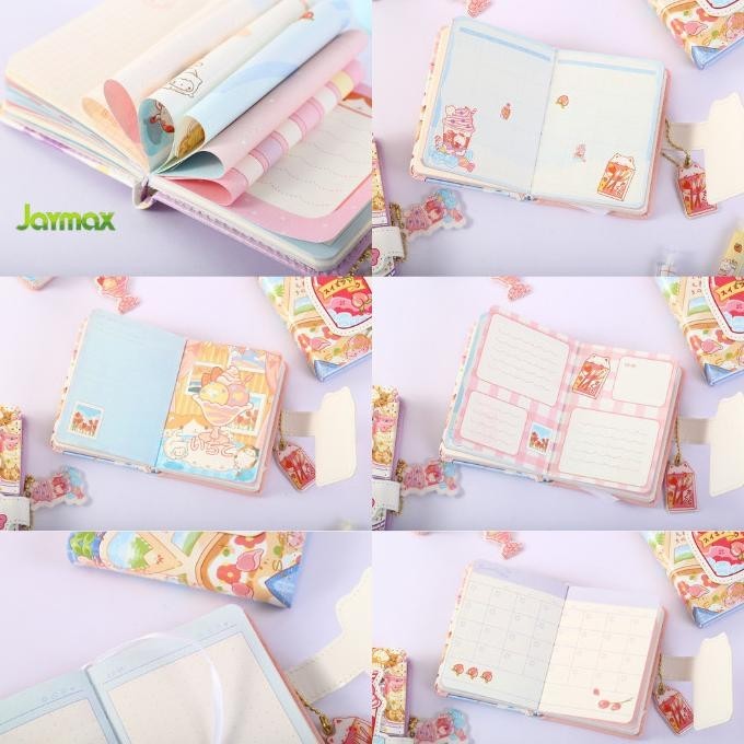 

Magnetic Notebook Snack Diary / Jurnal Agenda Buku tulis / Buku Saku GM