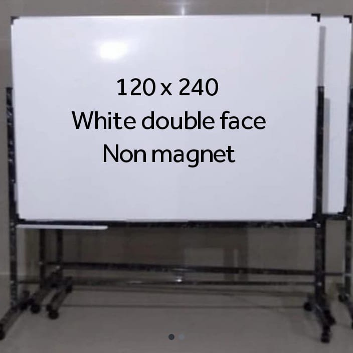 

papan tulis white double face