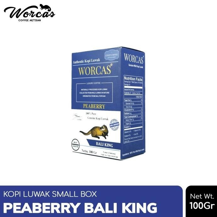 

Kopi Luwak Liar Bali King (Peaberry) 100Gr - Bean (Biji)