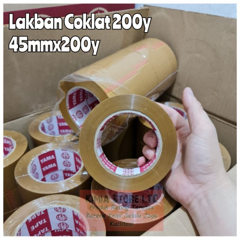 

LAKBAN COKLAT 45MM X 200YARD ( LAKBAN 200YARD ) / LAKBAN COKLAT 200Y X 45MM / LAKBAN COKLAT