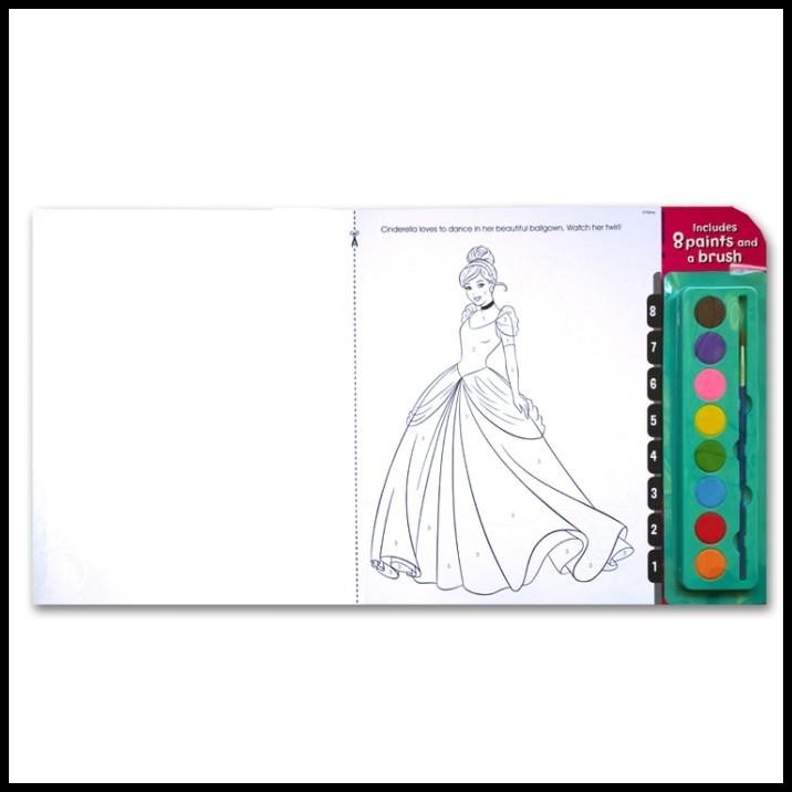 

TERBARU DISNEY PRINCESS / DISNEY CLASSIC PAINT BY NUMBERS INCLUDES 8 PAINTS