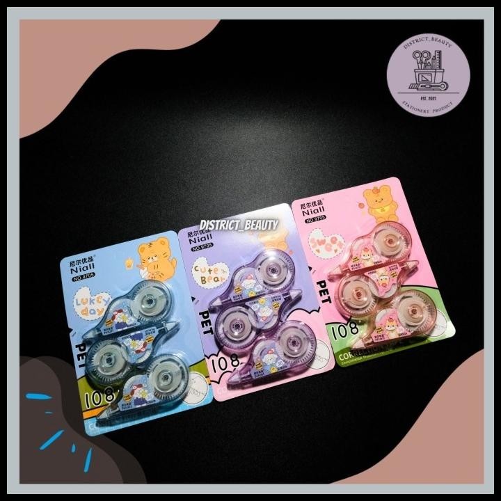 

TERBARU CORRECTION TAPE NIALL KUCING TIP EX 3 IN 1 CUTE CAT PENGHAPUS PULPEN C !!!!!!