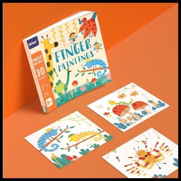 

BEST DEAL MIDEER FINGER PAINT ART BOOK MAINAN EDUKASI ANAK BUKU GAMBAR ANAK