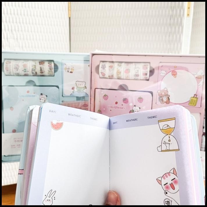 

TERMURAH PAKET JURNAL 1 SET 7 PCS PAKET BUKU TULIS KADO HADIAH UNIK !!!