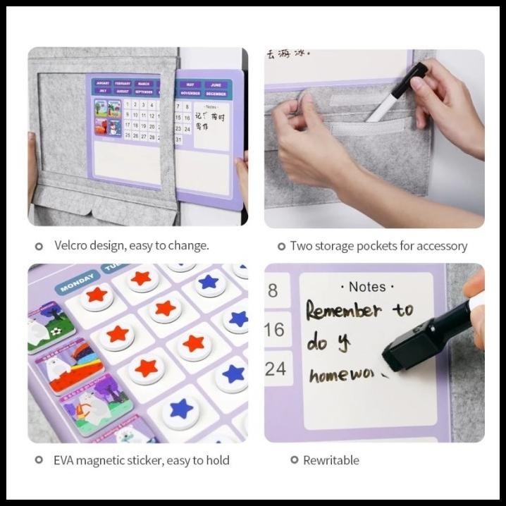 

HOT DEAL UCMD MAGNETIC FABRIC RESPONSIBILITY CHART AND CALENDAR !!!!!