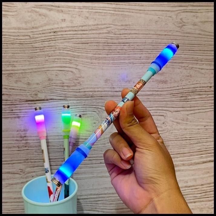 

BEST DEAL PULPEN PUTAR LED ONE PIECE SPESIAL ADA LAMPU NYA TINTA HITAM TERMURAH