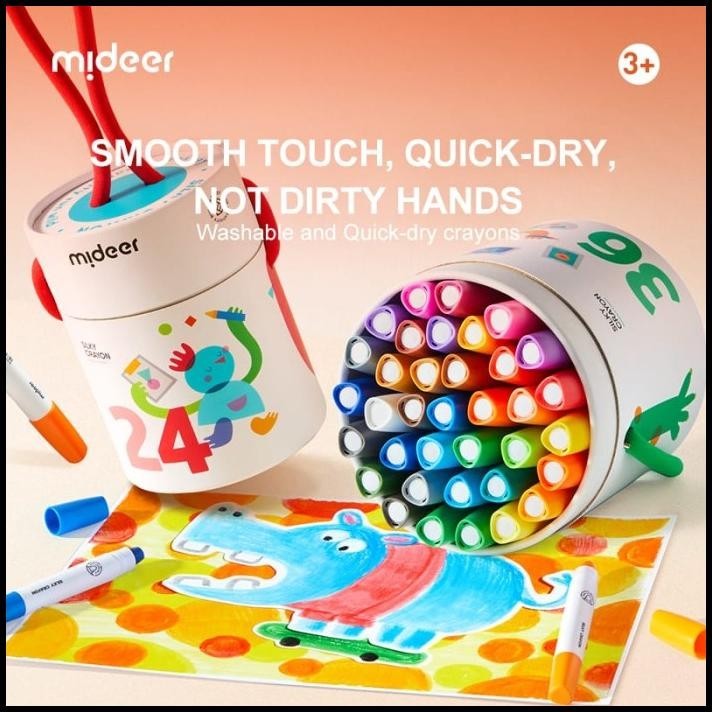 

GRATIS ONGKIR MIDEER SILKY CRAYON 36 PC !!!!!!!