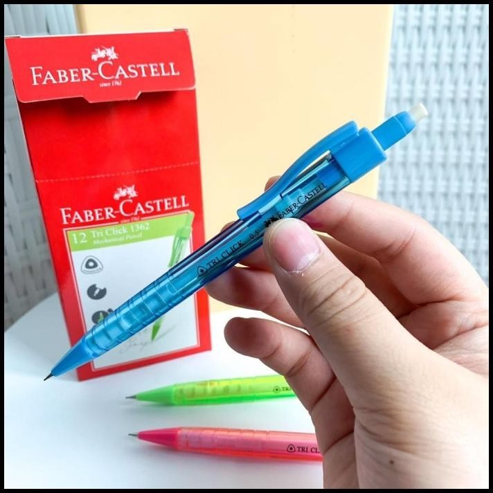 

TERBARU PENSIL MEKANIK FABER CASTELL 2B READY 3 WARNA ADA HAPUSAN NYA TERMURAH !!!!!!!