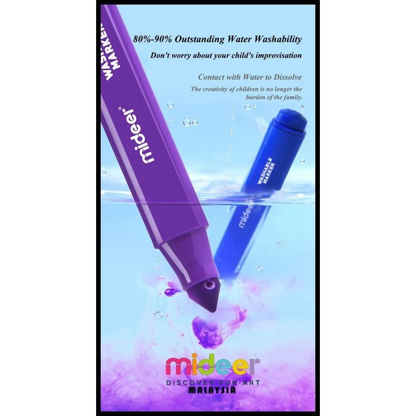 

BEST DEAL MIDEER WASHABLE MARKER - 48 !!!!!!