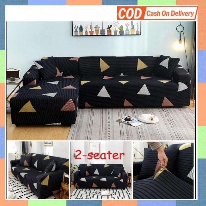 COVER SOFA MOTIF L SHAPED SARUNG SOFA TAMU COVER SOFA 1234 SEATER