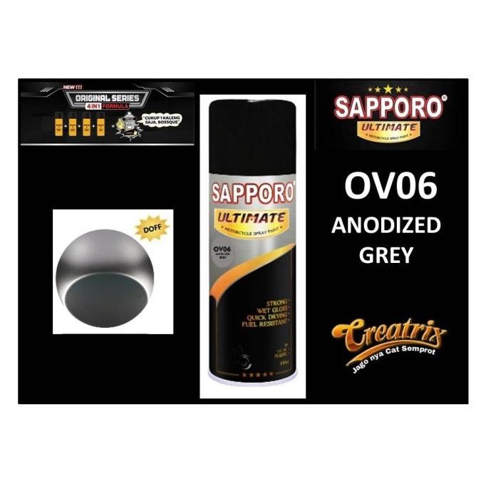 OV06 Original Anodized Grey Sapporo Original Velg Series