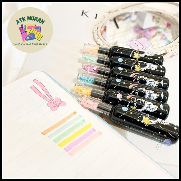 

TERBARU HIGHLIGHTER BOTOL ASTRONOT 1 SET ISI 6 PCS WARNA WARNI COLORFUL LUCU C