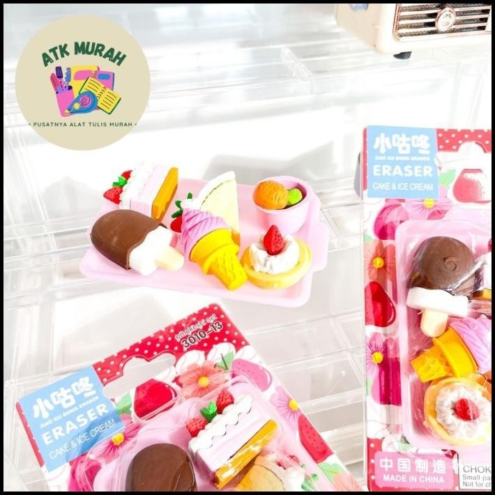 

BEST DEAL PENGHAPUS 1 SET 6 SWEET DESSERT MAKANAN MANIS HAPUSAN ERASER LUCU IMUT !!!!!