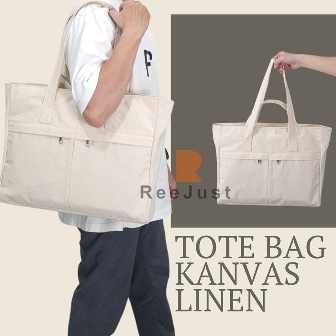 Tote Bag Besar Resleting / Tas Jumbo