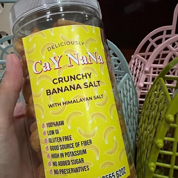

Crunchy Banana Cay Nana Rambak Kripik Pisang Banana Chips 250Gr