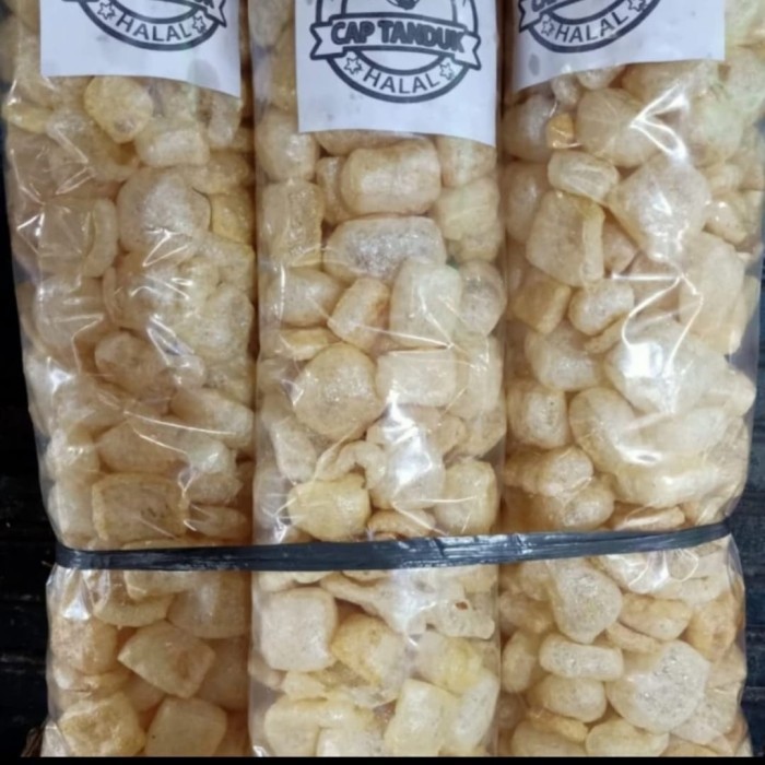 

Kerupuk Krupuk Kulit Sapi Sayur Halal/Jangek/Rambak/500Gr
