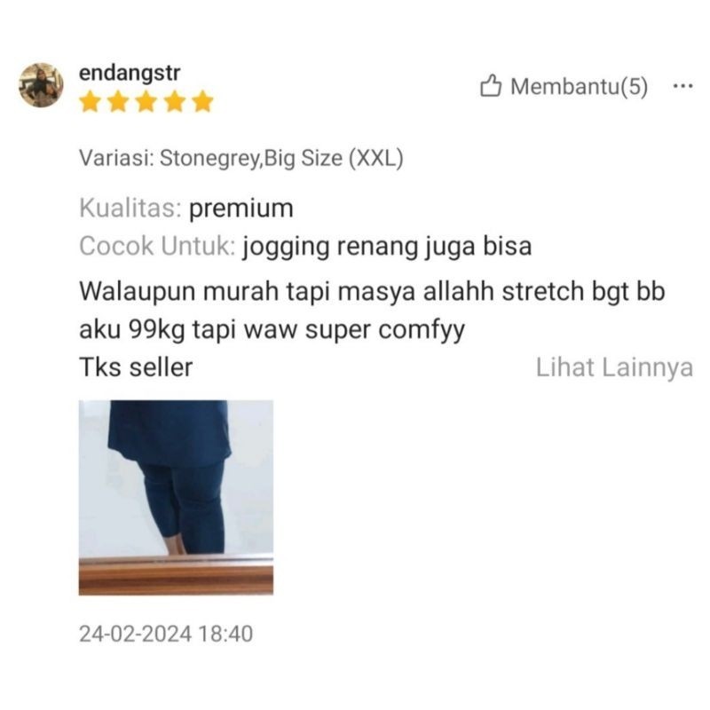 VBH BIG SIZE ROK LEGGING BIG SIZE OLAHRAGA (MENYATU) C2D