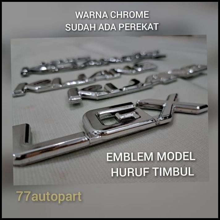 EMBLEM LOGO MOBIL KIJANG KAPSUL SET 5PC PILIHAN TYPE LGX LSX SGX SSX
