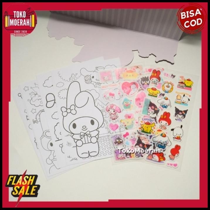 

HOT DEAL PAKET STIKER PLUS KERTAS GAMBAR WX-DTT STICKER MURAH LUCU UNIK COD