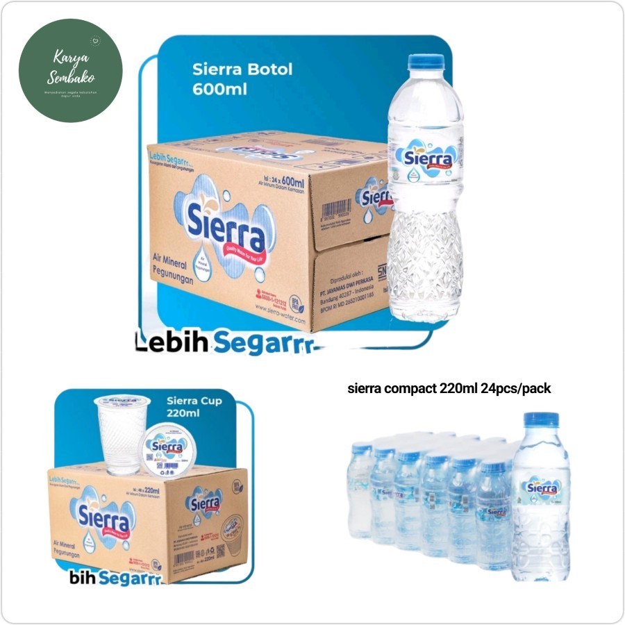 

sierra air mineral - gelas 48pcs