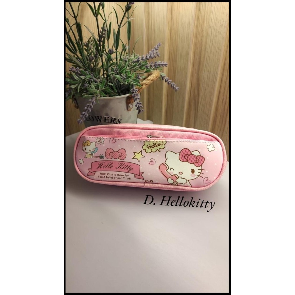 

TERBARU TEMPATT PENSIL PANSIL KAIN 2 RESELETING LUCU SANRIO PENSIL CASE KUROMI !!!!