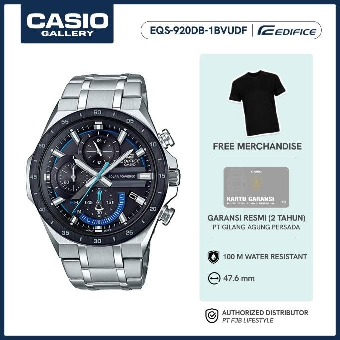 Jam Tangan Pria Casio Edifice EQS-920DB-1BVUDF Original Analog