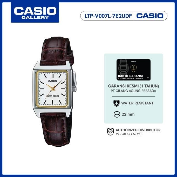 Casio Jam Tangan Wanita General LTP-V007L-7E2UDF Analog Water Resistan