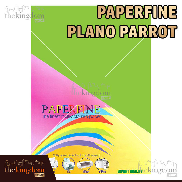 

Paperfine Kertas Hvs Warna Plano Parrot Hijau Tua 61X86Cm /25 Lembar