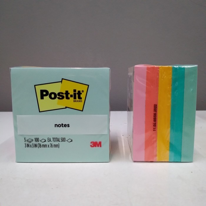 

3M Post It Super Sticky Notes 654-5Ap 3 Inch X 3 Inch