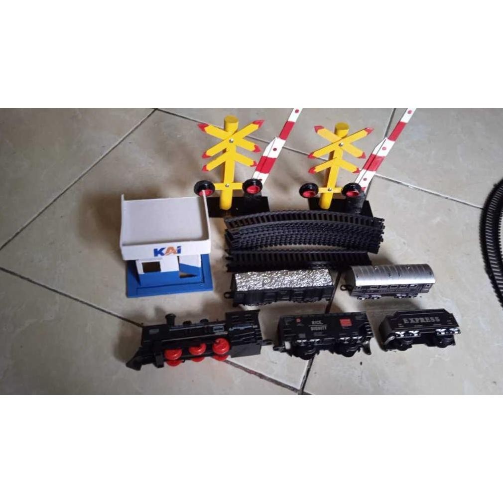 Mainan Miniatur Kereta Api Viral Mainan Miniatur Kereta Api Indonesia Paket Mainan Edukasi Kereta Se