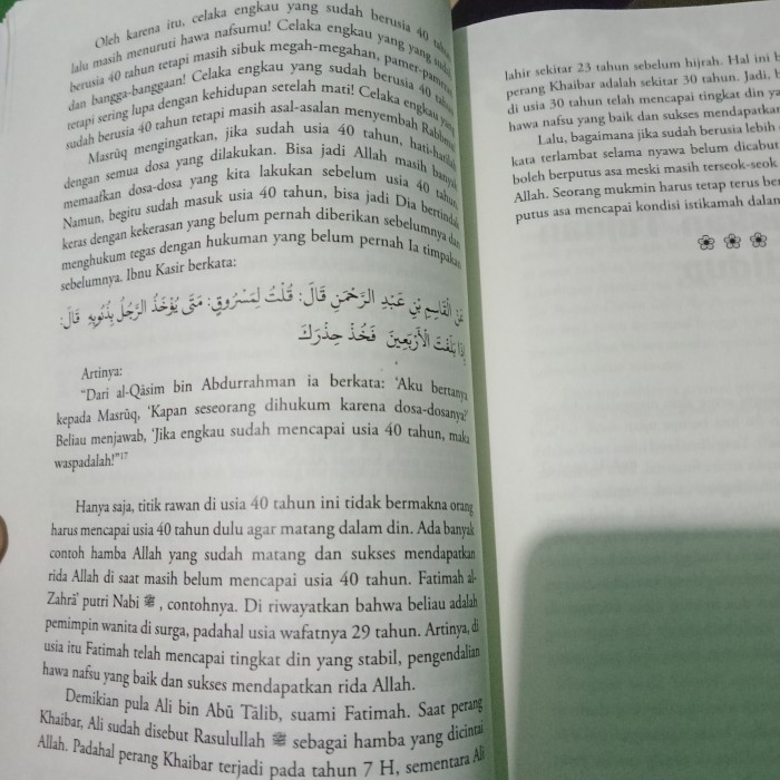 

Buku Menyambut Usia 40 Tahun - Dalam Perjalanan Menuju Allah