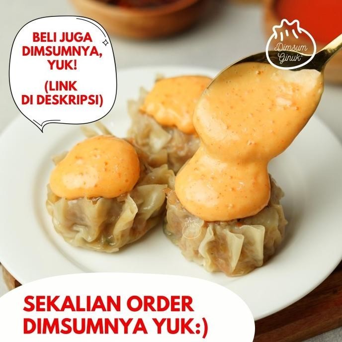 

Saos Saus Mentai Halal Sauce Mentaiko Rice Salmon Dimsum Ginuk 500 ml TRS