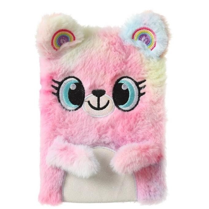 

Buku Diary Anak Perempuan Notebook Bulu Gembok Kitty Original Impor