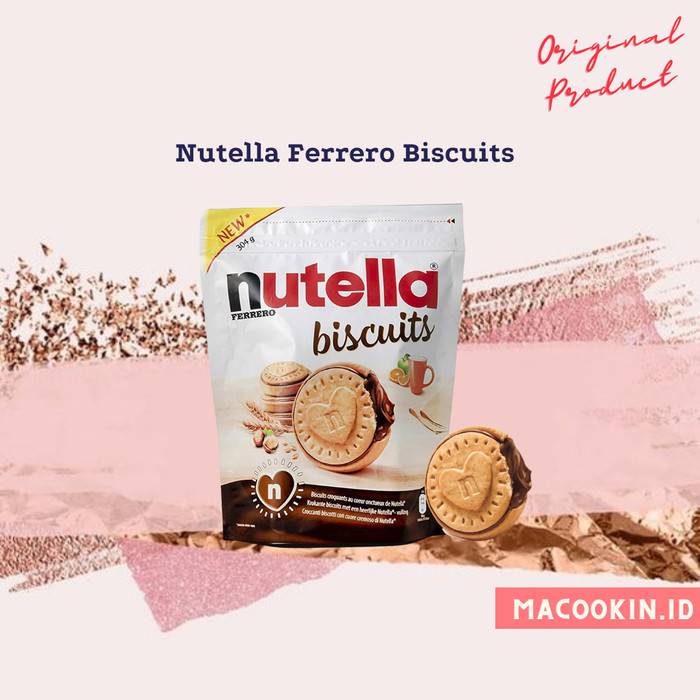 

Nutella Ferrero Biscuits 1 Zippack 304Gr Original Biscuit Selai Coklat