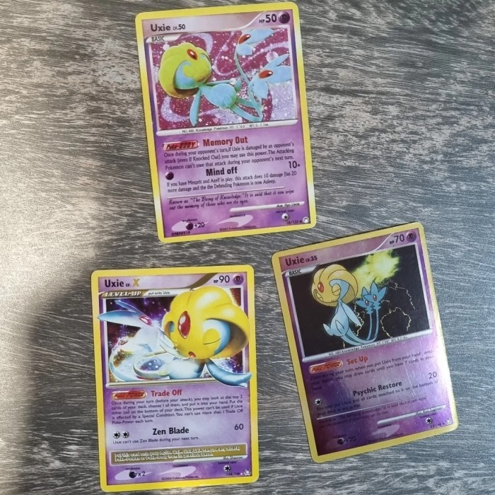 [AXA] Uxie ex Level LVL X Pokemon TCG card kartu 2008