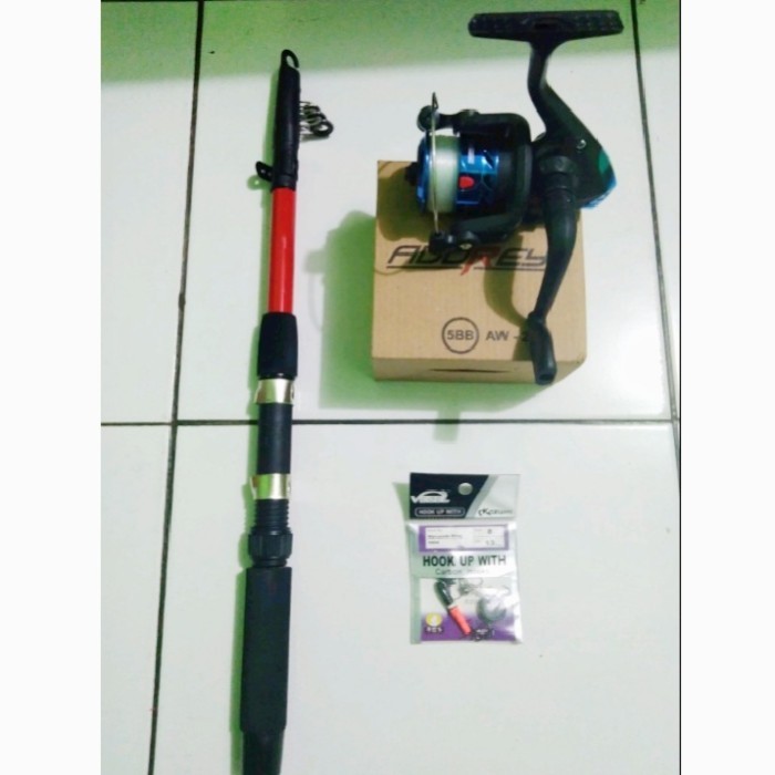 Paket Mancing Murah Joran Set Pemula Pancing Empang Sungai Hemat