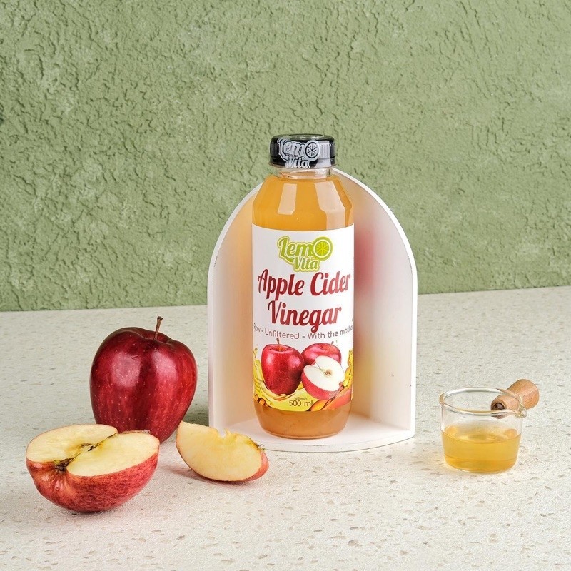 

Lemovita Cuka Apel / Apple Cider Vinegar Raw Unfiltered 500Ml