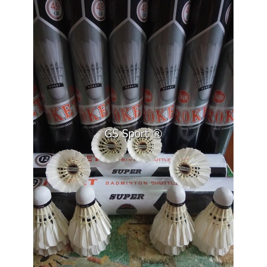 Shuttlecock Roket Super Hitam