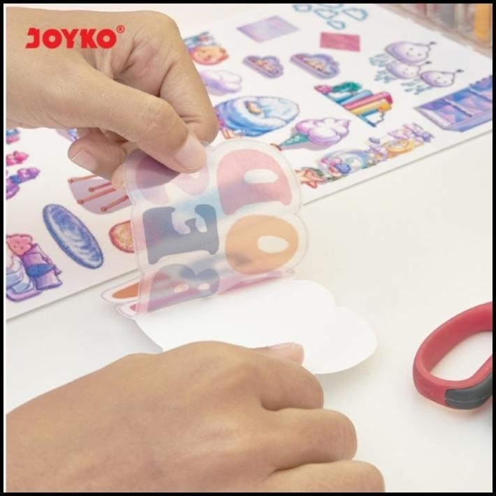 

TERMURAH STIKER LABEL TRANSPARAN / TRANSPARENT LABEL STICKER JOYKO LBSR-10