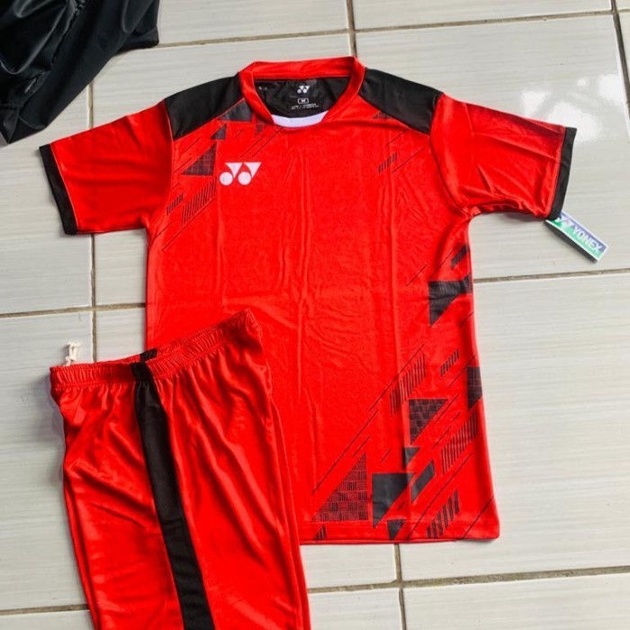 Setelan Badminton Yonex / Baju Bulutangkis / Kaos Yonex / Baju Badmin