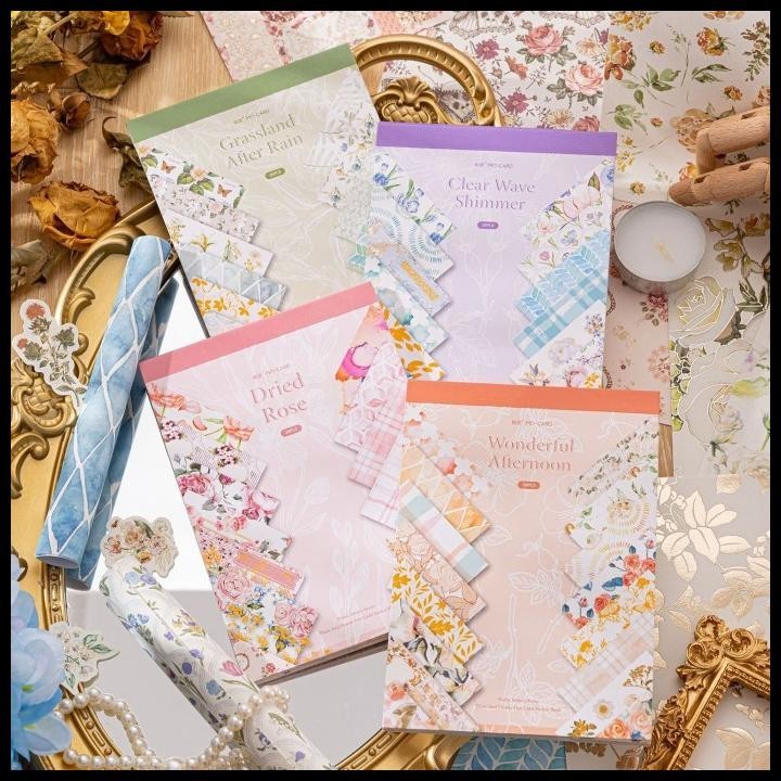 

GRATIS ONGKIR KERTAS KARTON SCRAPBOOK FLOWER PATTERN WITH GOLD FOIL ART PAPER DIY !!!!!