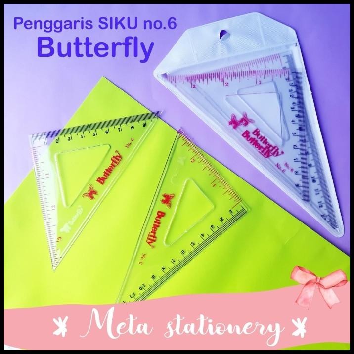 

BEST DEAL PENGGARIS SIKU BUTTERFLY NO. 6 (2PC)