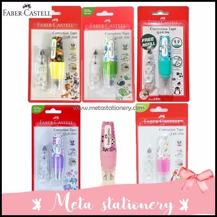 

HOT DEAL TIPEX KERTAS / FABER-CASTELL CORRECTION TAPE QAR 506 !!!!!!!