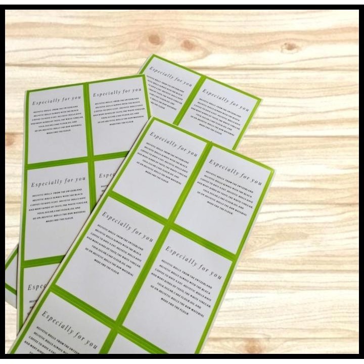 

TERBARU LABEL STIKER ESPECIALLY FOR YOU STIKER LABEL PACKAGING !!