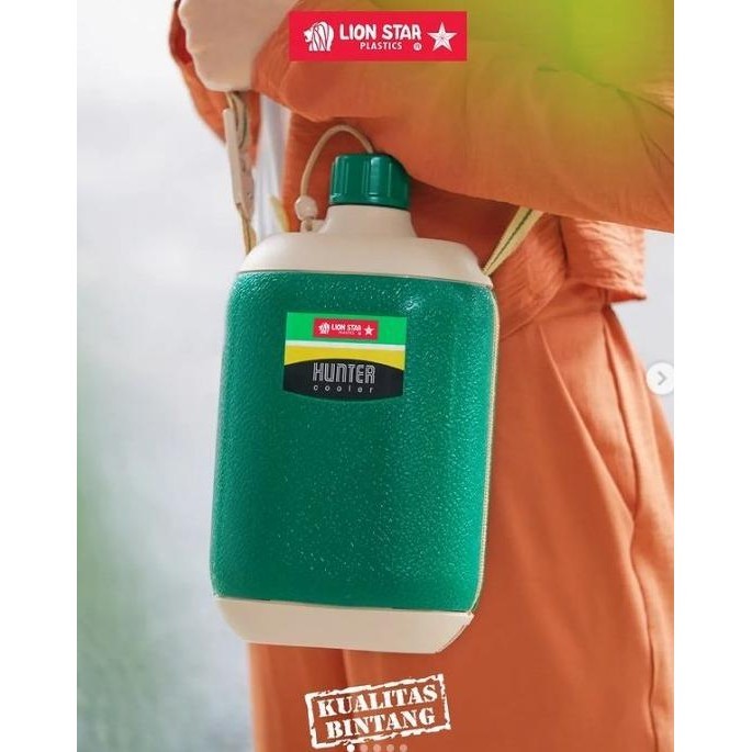Lion Star Botol Air Minum HU-2 Hunter Cooler 1 L (Insulated)