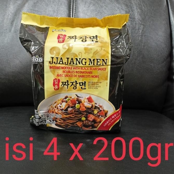 

NEW PRODUK PALDO JJAJANGMEN HALAL 200 GR PER PACK X 4 PCS/MIE HITAM !!!!!