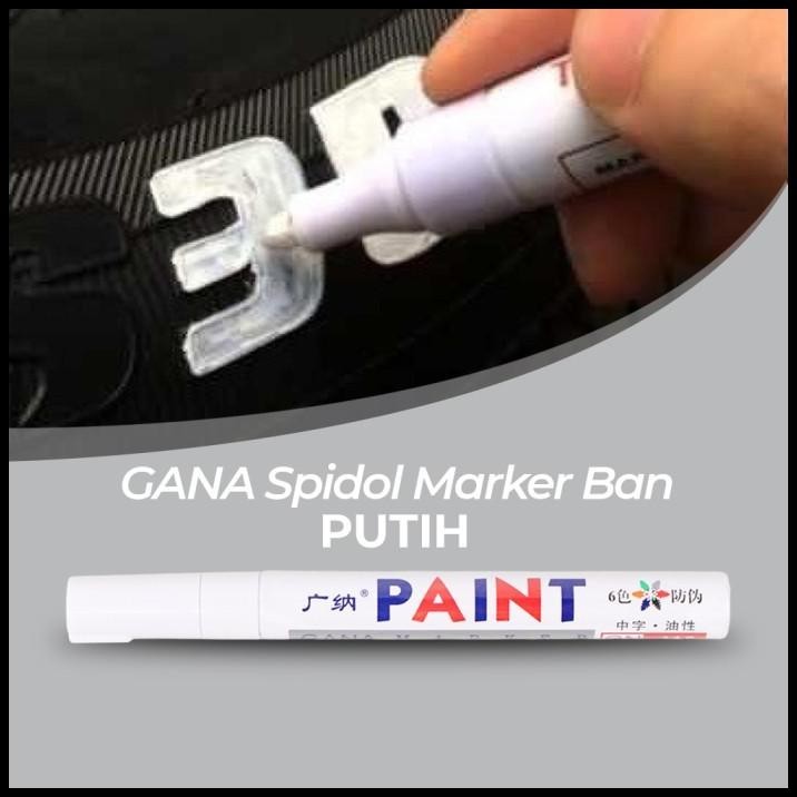 

GRATIS ONGKIR SPIDOL MARKER BAN CAT SPIDOL BAN MOBIL MOTOR GN110 WHITE !
